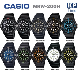 สินค้า Casio นาฬิกาข้อมือผู้ชายทรงสปอร์ต กันน้ำ 100m สายเรซิน รุ่น MRW-200H ของแท้ประกันศูนย์ CMG