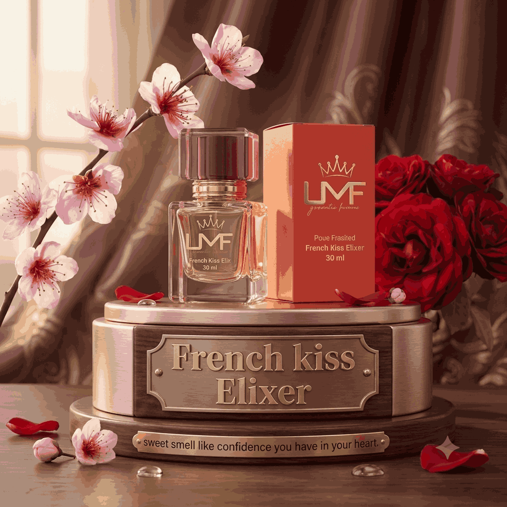 Umf French Kiss Elixir 30ml - Elegant Long-Lasting Women's Perfume, Elegant Floral Scent ราคา 490 บาท*ส่งฟรี