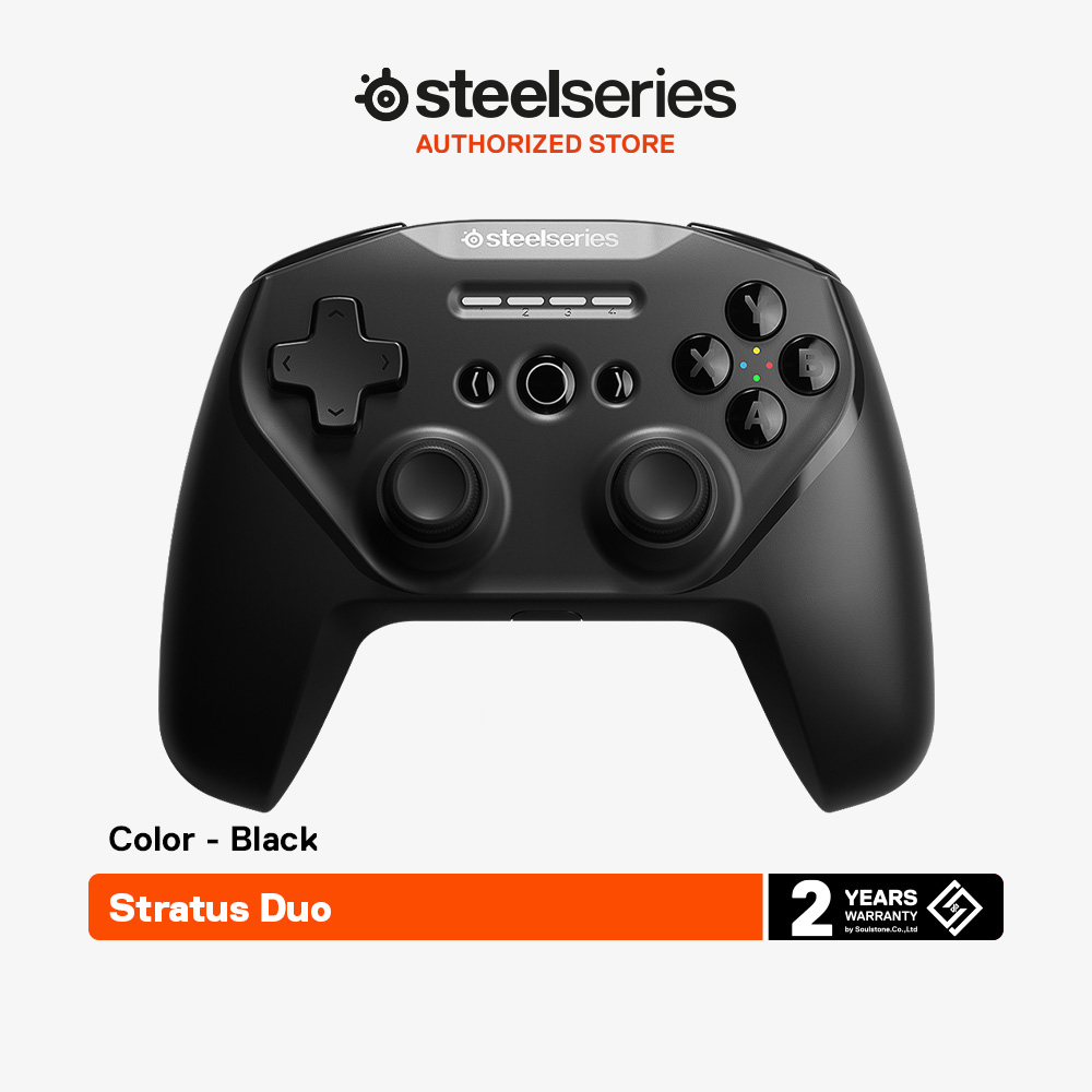 SteelSeries Stratus Duo High Performance Wireless Controller จอยคอนโทรลเลอร์ไร้สาย Dual Wireless ราคา 3,190 บาท*ส่งฟรี