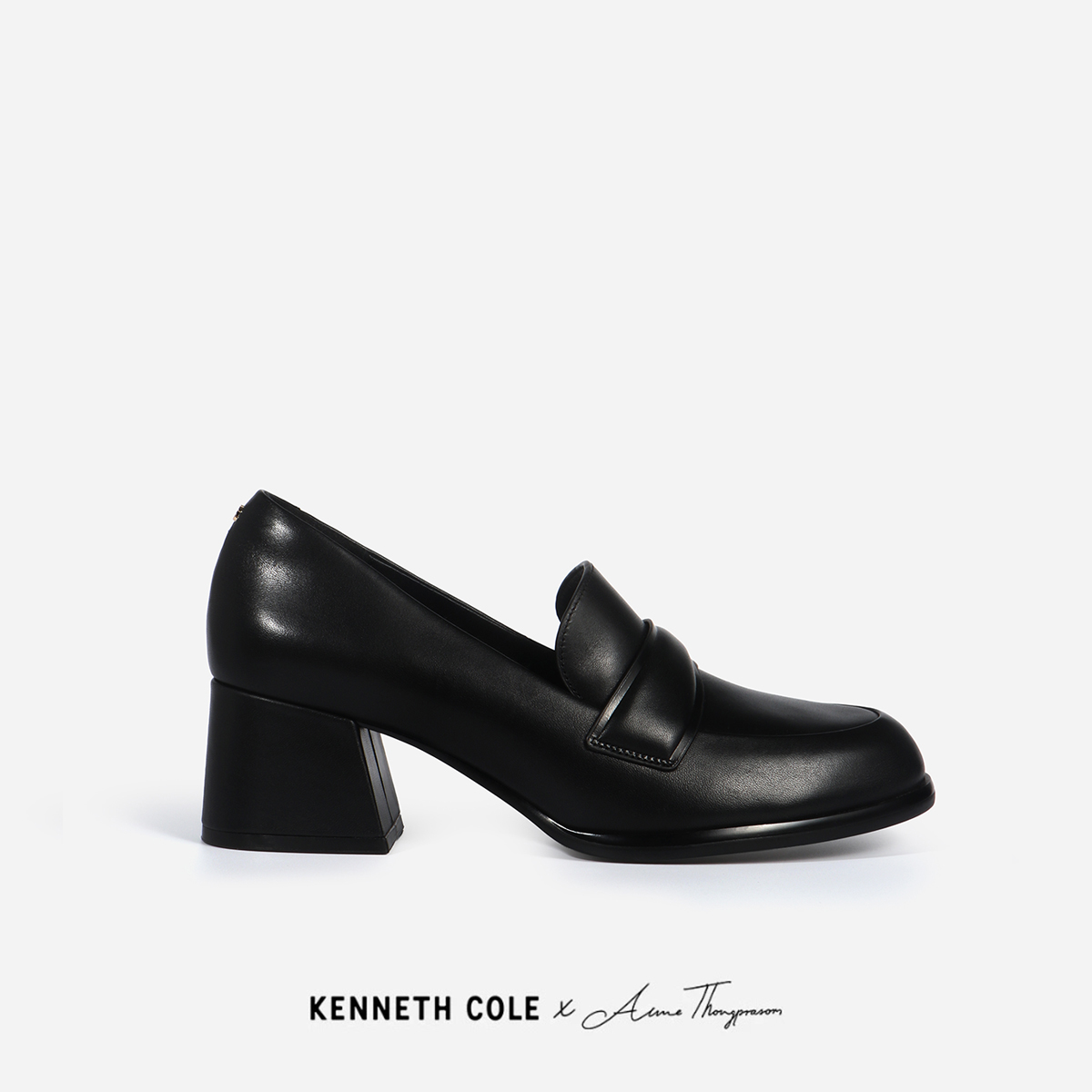 Kenneth Cole X Anne Thongprasom Women's High Heel Shoes Model Alina Loafer Jet Black, Black (Hel - Kf45208Le-001) ราคา 6,490 บาท*ส่งฟรี