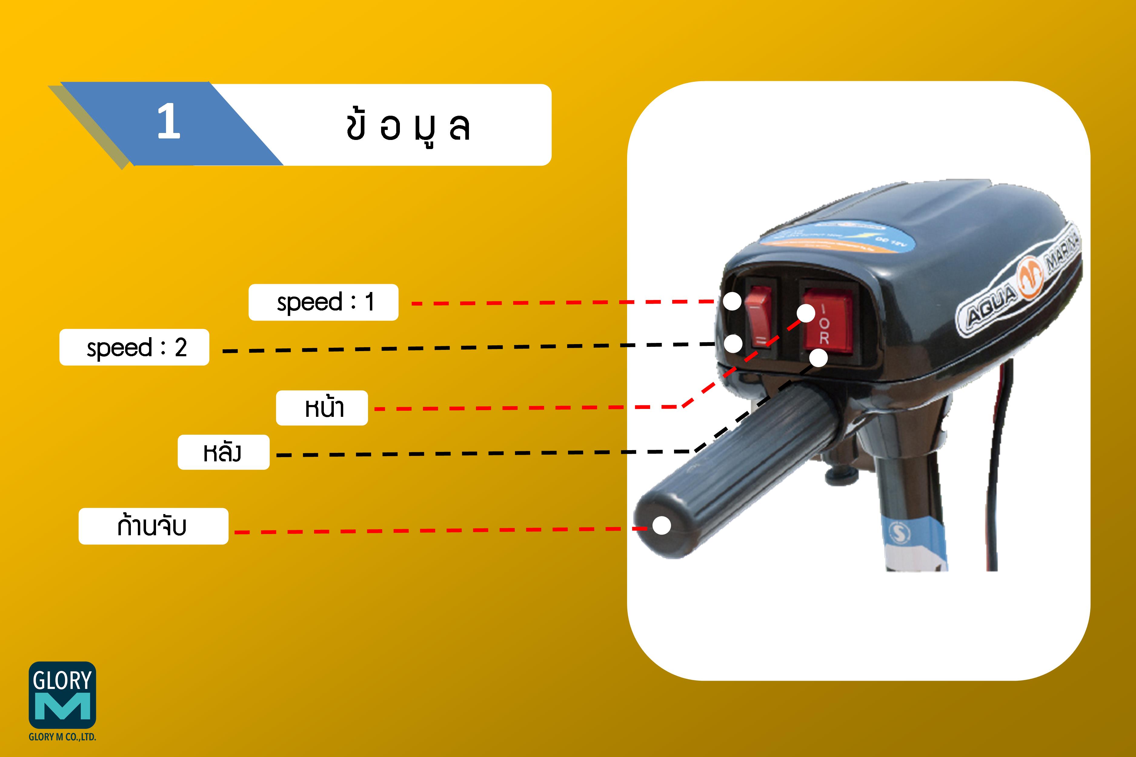 Aqua Marina - T-18 Electric Trolling Motor 180W