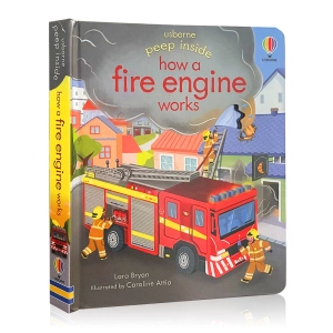 ภาพหน้าปกสินค้าUsborne หนังสือ  Peep Inside How A Fire Engine Works 3D Flip Book Toddler Story Book Bedtime Reading Book for Kids English Learning Education Book Gift หนังสือเด็ก หนังสือเด็กภาษาอังกฤษ หนังสือเด็กภาษาอังกฤษ ภาพสามมิติ หนังสือเด็ก  นิทาน ที่เกี่ยวข้อง