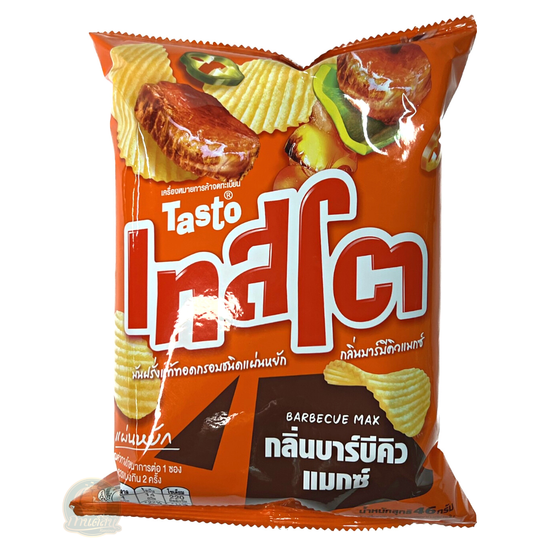 เทสโต้ มันฝรั่งทอดกรอบ รสบาร์บีคิวแมกซ์ ขนาด 42 กรัม บรรจุ 6 ซอง ราคา 128 บาท*ส่งฟรี