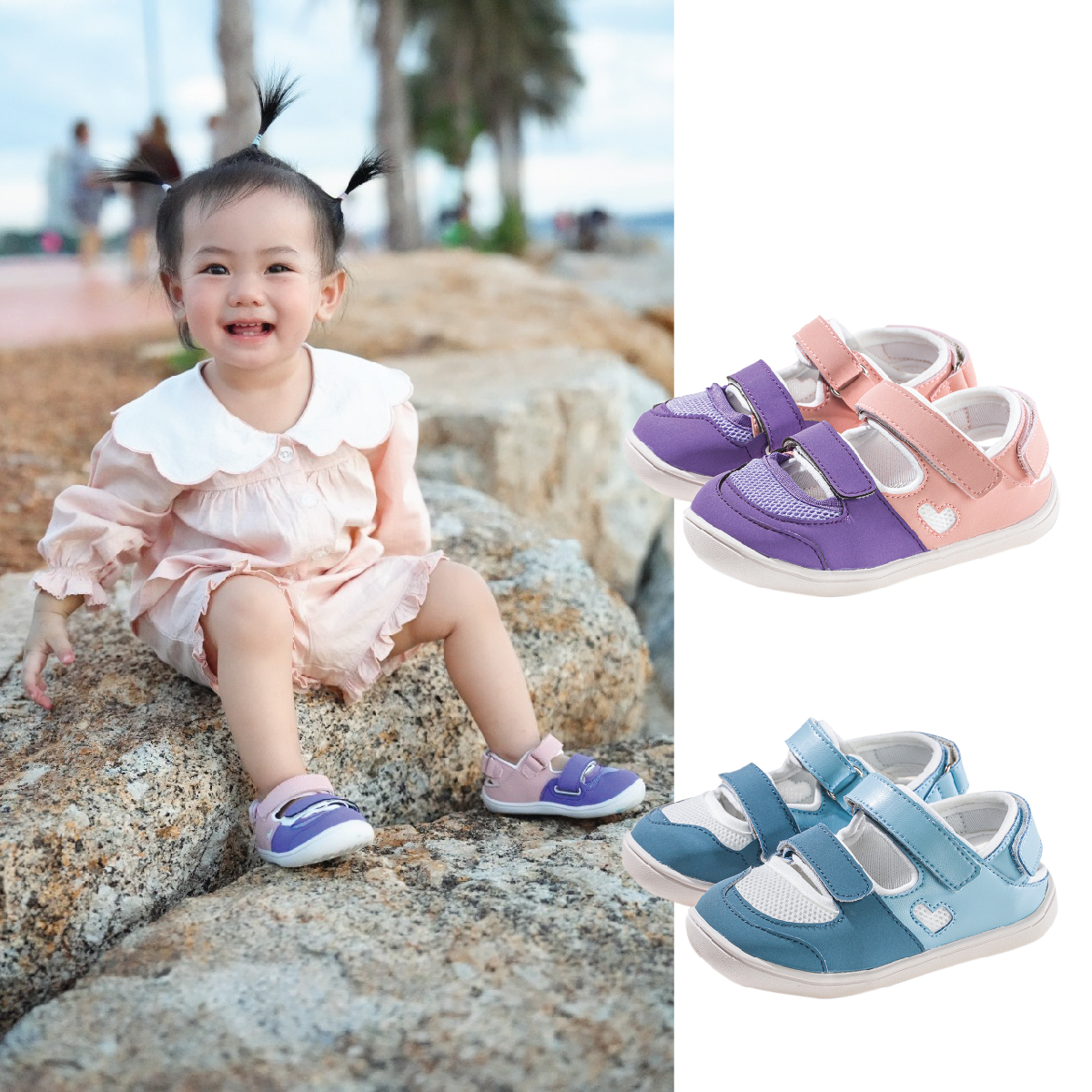 🌟พร้อมส่ง NEW summer 2024 ระบายอากาศ รุ่นขายดีBB20262 รองเท้าเด็กหัดเดิน 0-2 ขวบ ใส่สบาย กันลื่น ราคา 1,390 บาท*ส่งฟรี