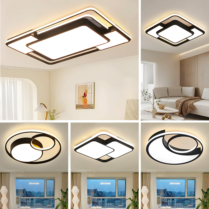 Gejiese Ceiling Light, Insect-Proof Ceiling Lamp Modern Creative Ceiling Lamp, Bedroom Light, Adjustable 3-Color Led, Plug-In, Easy to Install, Ultra-Thin, Used in the Kitchen, Bathroom, Corridor, Garden Lamp. ราคา 459 บาท*ส่งฟรี