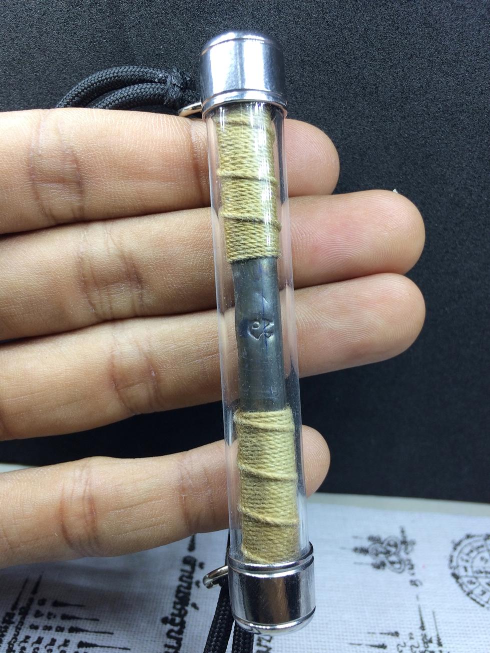 Thangka, Tone Luang Pho Tad, Wat Mana, Kod Vachan, Free Gift, Adjustable Length Necklace, Talisman Cloth, Thaw Wessawat.