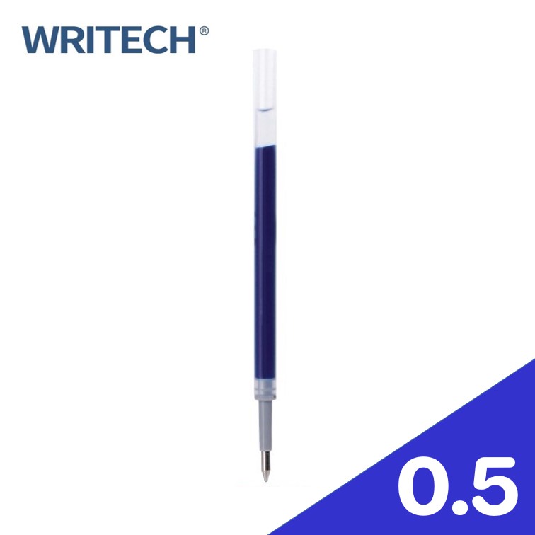 ปากกาเจล 0.5 มม.ตรา writech รุ่น W-0152 ด้ามเนื้อแมท สีทูโทน Aurora คลิปหนีบเก็บเมื่อกดใช้งาน หมึกแห้งไว ไรท์เทค gel pen