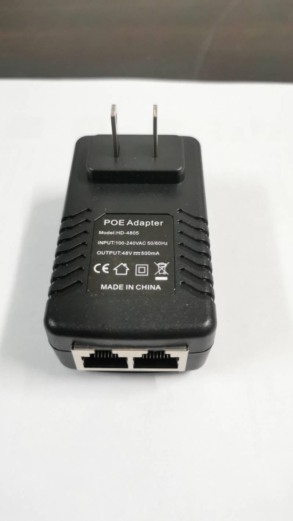 รูปภาพเพิ่มเติมของ POE DC อะแดปเตอร์ Adapter 24V 1A ,48V 500MA POE Injector AP Power Over Ethernet Adapter 1 ชิ้น.