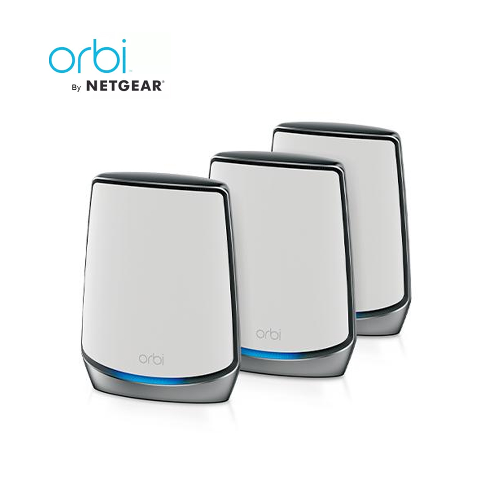 NETGEAR AX6000 Orbi Tri-Band Mesh WiFi 6 System, 6Gbps, 1 Router + 2 Satellites (RBK853) เครื่องขยายสัญญาณ สินค้ารับประกัน 2 ปี By Mac Modern ราคา 46,290 บาท*ส่งฟรี