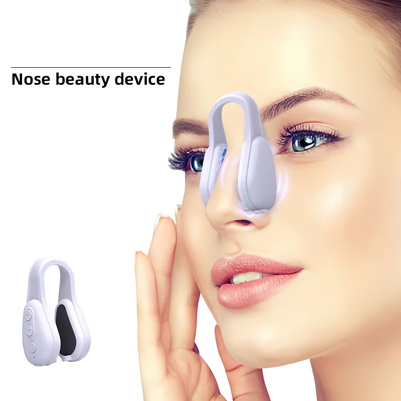 Kts Ems Nose Beauty Device - Nose Shaper Clip with 6 Modes & 10 Adjustable Intensity Levels for Nose Bridge Enhancement & Shaping, Compact & Rechargeable for Daily Use ราคา 1,119 บาท*ส่งฟรี