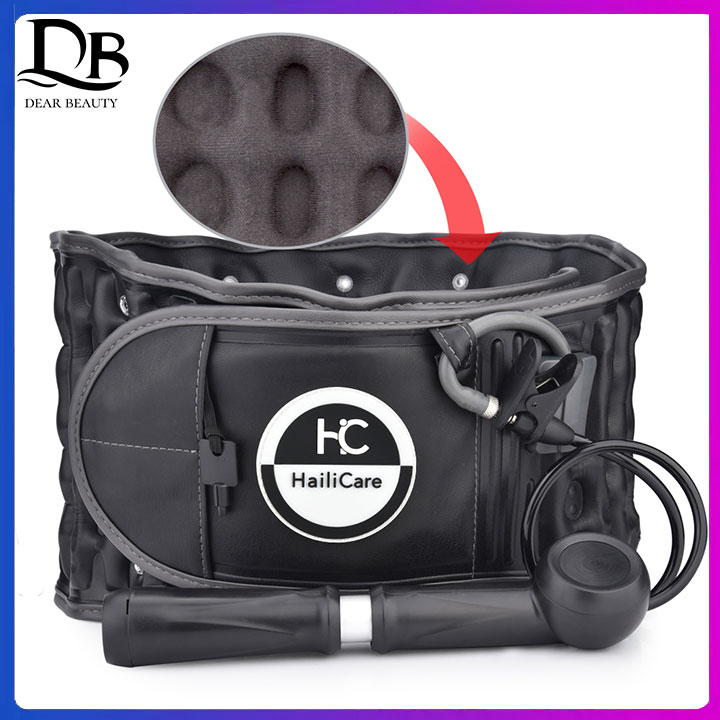 Dearbeauty Lumbar Support Back Belt Spinal Air Decompression Lumbar Belt Air Traction Waist Belt Back Massage lower back support brace Belt ราคา 939 บาท*ส่งฟรี