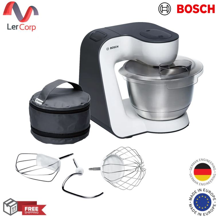(BOSCH) เครื่องตีแป้งอเนกประสงค์ MUM 5 กำลังไฟ 900 วัตต์ 3.9 ลิตร สีขาวเทา ซีรีส์ 4 รุ่น MUM54A00 ราคา 24,651 บาท*ส่งฟรี