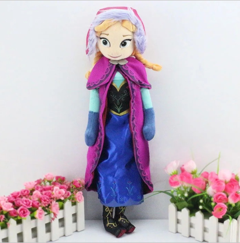 ตุ๊กตา​FROZEN ตุ๊กตาเจ้าหญิงเอลซ่า&แอนนา ตุ๊กตาผ้า ขนาด 50 cm.