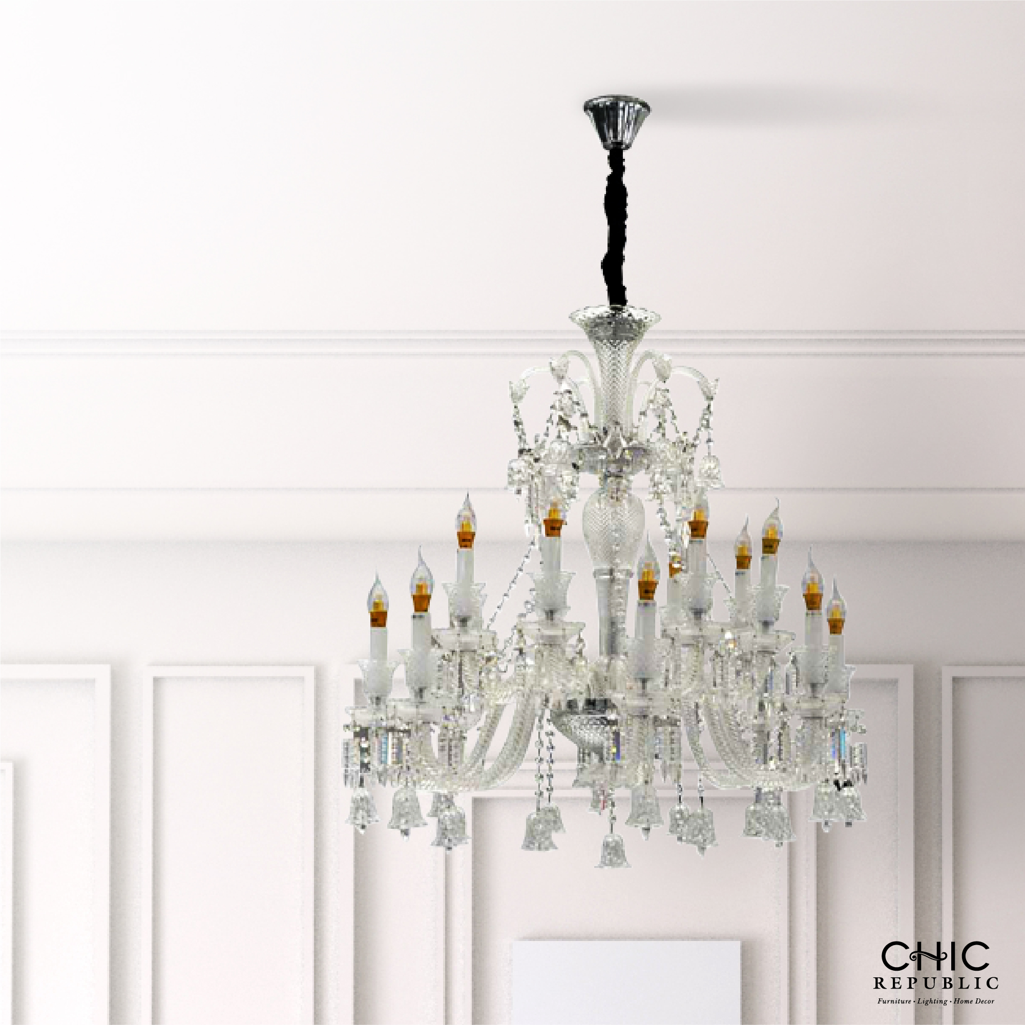 Chic Republic โคมไฟระย้า รุ่น IRIANA/8+8 ราคา 34,540 บาท*ส่งฟรี