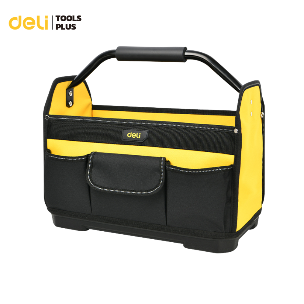 Deli Tool Bag, 2 in 1 Bag, Suitable for Storing Tools, Steel Handle, Strong, Waterproof, Large Capacity, Portable, Tool Bag ราคา 799 บาท*ส่งฟรี