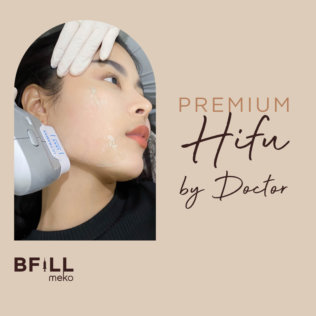 [E-voucher] Meko Bfill Clinic Premium Hifu By Doctor พรีเมียมไฮฟู่ ทำโดยแพทย์ ราคา 4,900 บาท*ส่งฟรี