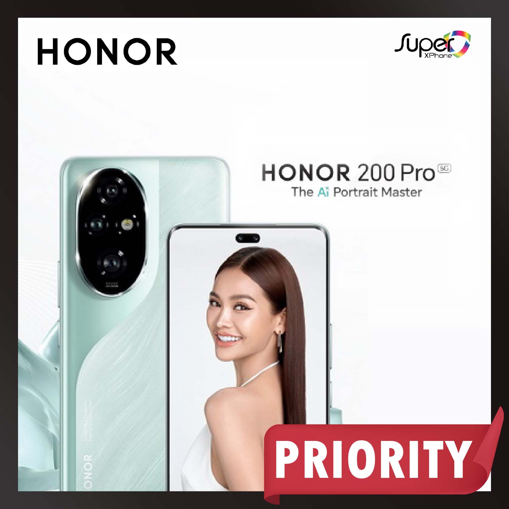 Honor 200 Pro รุ่น 5G(12+512GB)รุ่นใหม่ระดับเรือธง ฟังก์ชั่น AI Portrait ราคา 20,612 บาท*ส่งฟรี