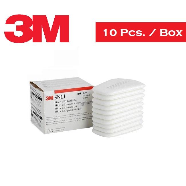 3M แผ่นกรองฝุ่น มาตรฐาน N95 รุ่น 5N11