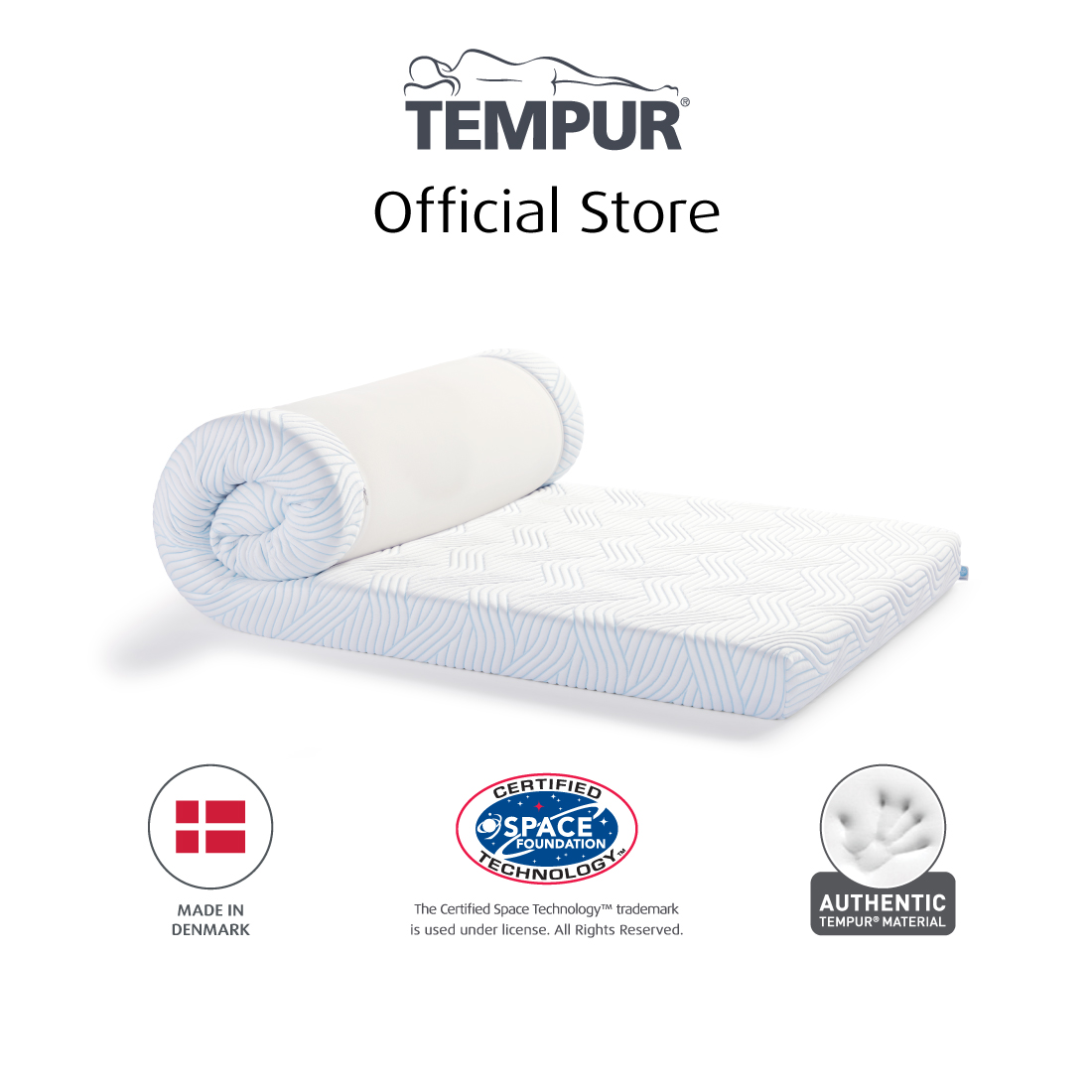 TEMPUR PRO® PLUS SMARTCOOL™ TOPPER MEDIUM_150X200X8 CM ราคา 100,170 บาท*ส่งฟรี