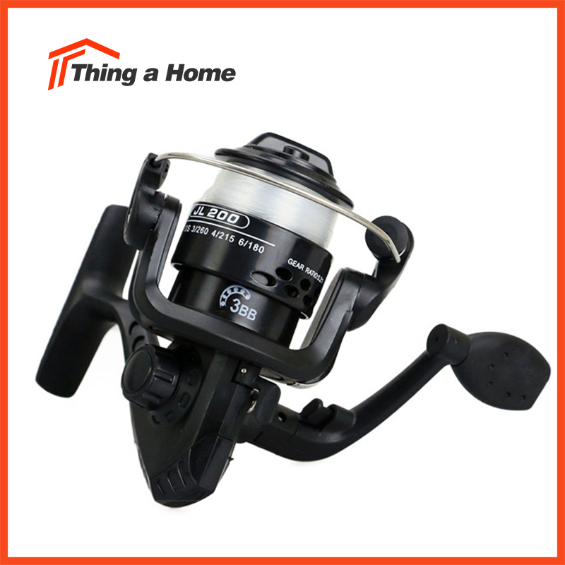 Thing a Home JM200อุปกรณ์รอกล้อหมุน รอกตกปลา อุปกรณ์เสริมคันเบ็ดตกปลา น้ำหนักเบา Gear Ratio 5.2:1