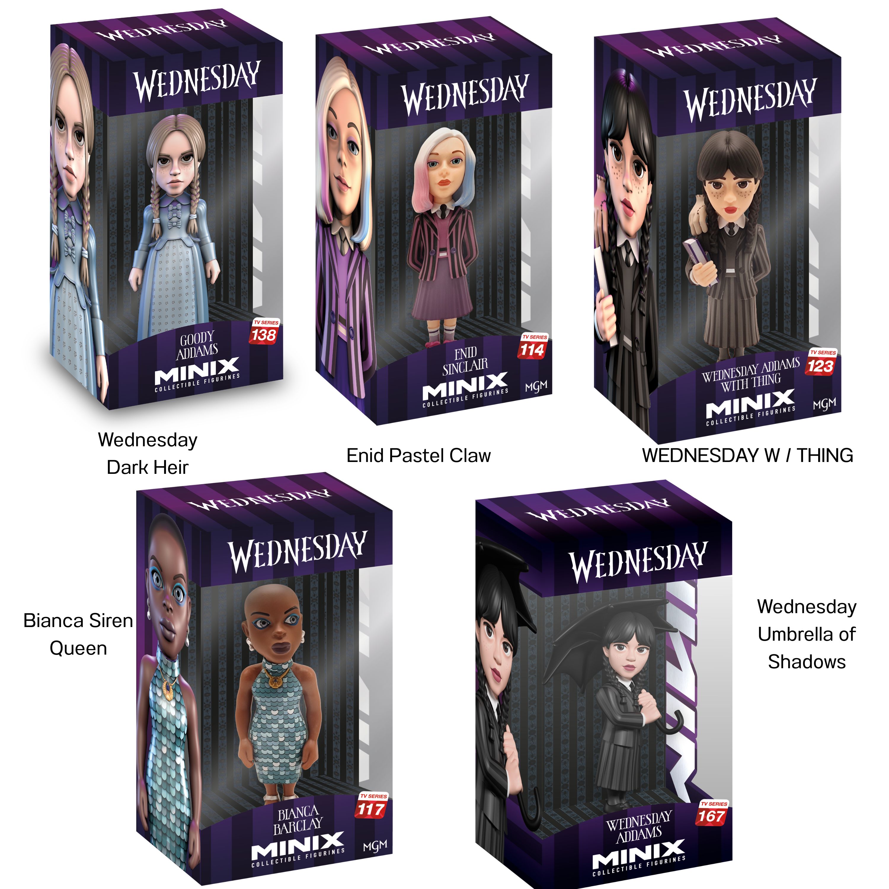 Minix Figurine 12cm Wednesday Wednesday Code Wednesday ราคา 556 บาท*ส่งฟรี