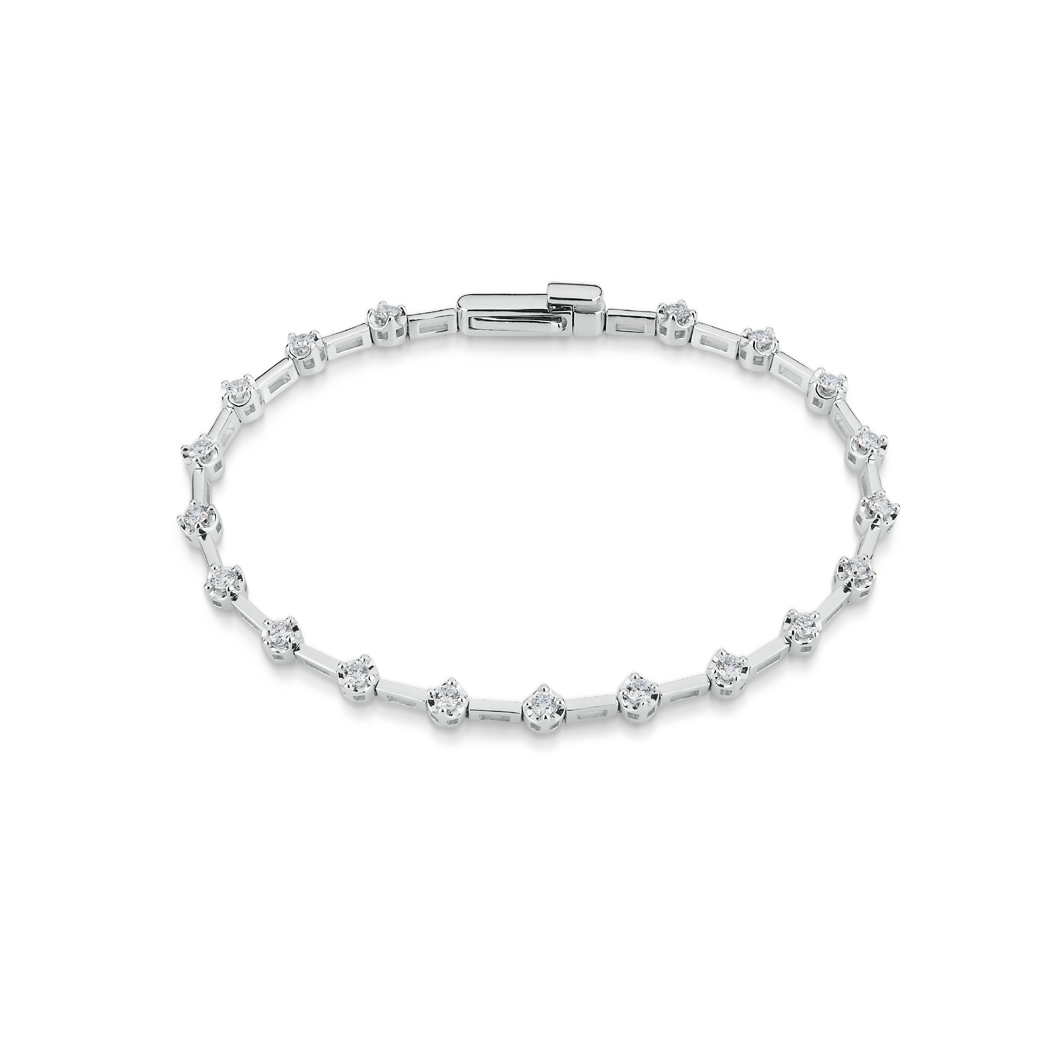 Ananta Timeless Bracelet, Celestial Line, the Charm of Shining Stars. Conveys Inspiration from the Shimmering Lights in the Sky. Arrange the Diamonds so That Each One Shines Like a Group of Stars Moving Along with You. | Ananta Jewelry ราคา 89,800 บาท*ส่งฟรี