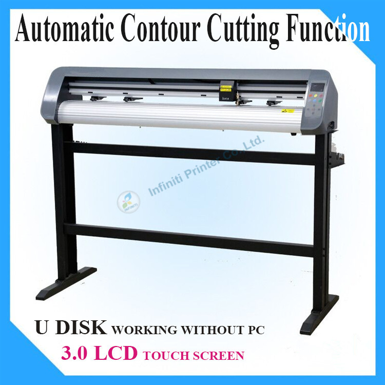 เครื่องตัดสติ๊กเกอร์ ไดคัท กล้อง CCD หาขอบ ตัดสติกเกอร์ Touch screen cutting plotter หน้าจอแบบสัมผัส โปรแกรม เครื่องตัดสติ๊กเกอร์ไดคัท (1.3m) 1.3m Vinyl Cutter