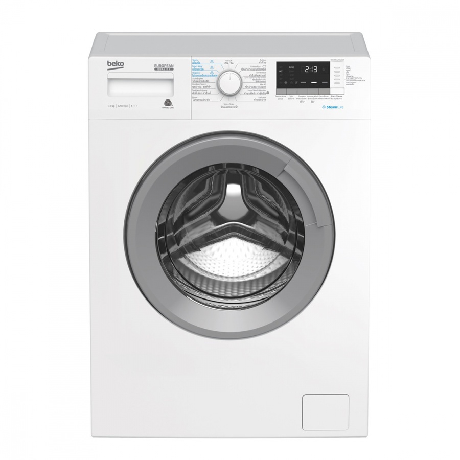 BEKO เครื่องซักผ้าฝาหน้า 8 กก. WCV8612X0ST สีขาว ราคา 16,788 บาท*ส่งฟรี