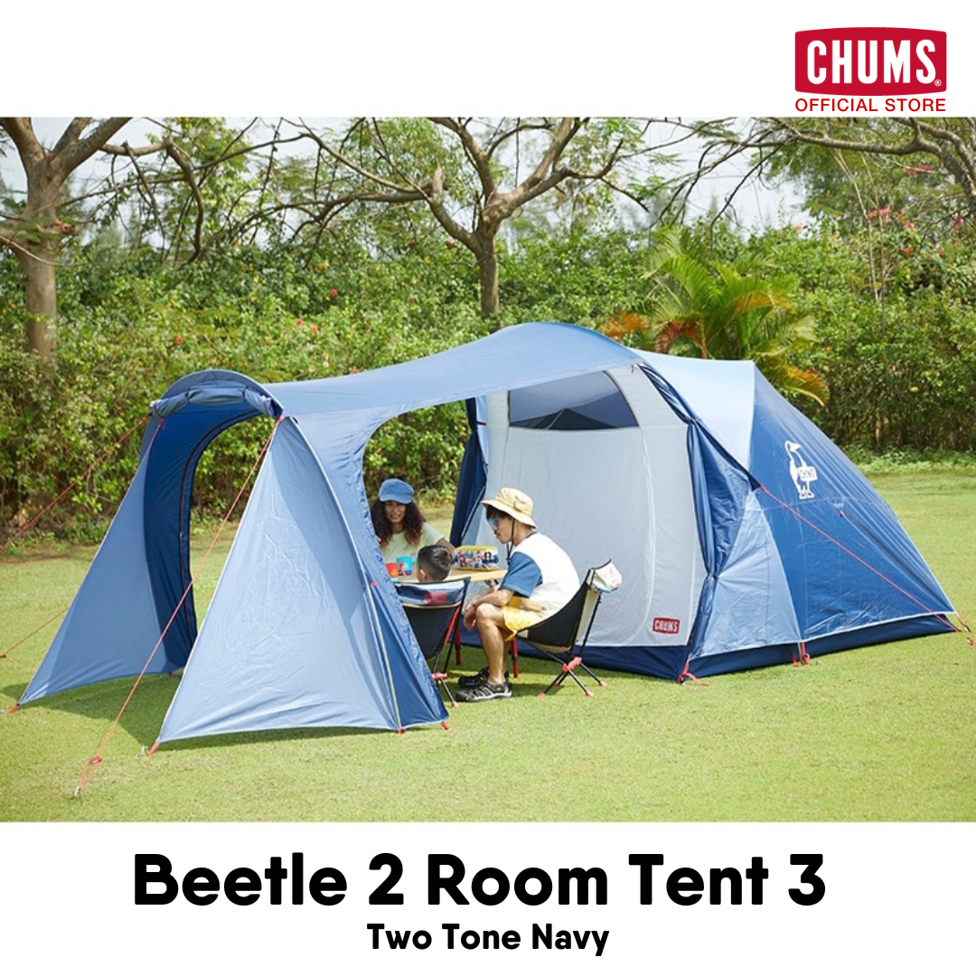 Beetle 2 Room Tent 3 / เต็นท์ชัมส CHUMS เต็นท์ญี่ปุ่น เต็นท์ผ้า