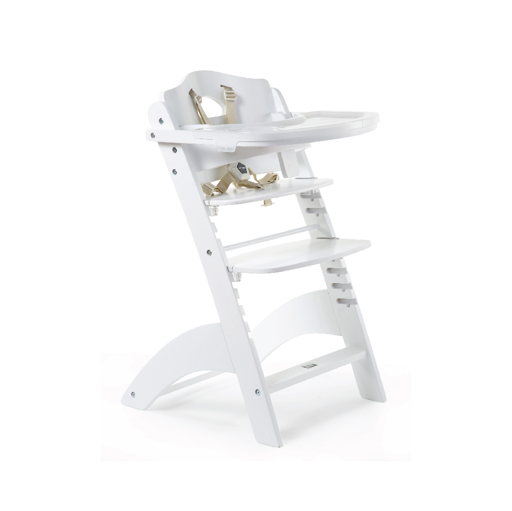 Childhome Dining Chair Lambda 3 Evolutive High Chair + Tray Cover - White ราคา 8,280 บาท*ส่งฟรี
