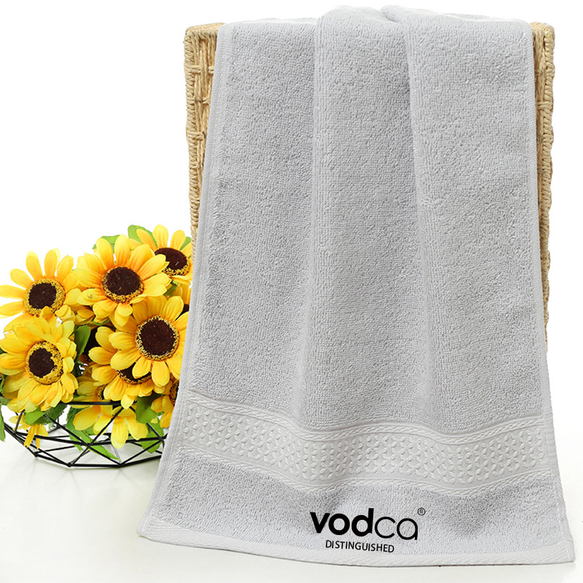 Vodca-ผ้าเช็ดหน้า (ปักโลโก้ Vodca) ขนาดพกพาสะดวก ผ้าหนานุ่ม ซับน้ำดี แห้งไว ขนาด 75x35 ซม. รุ่น MS-A2 ราคา 59 บาท*ส่งฟรี