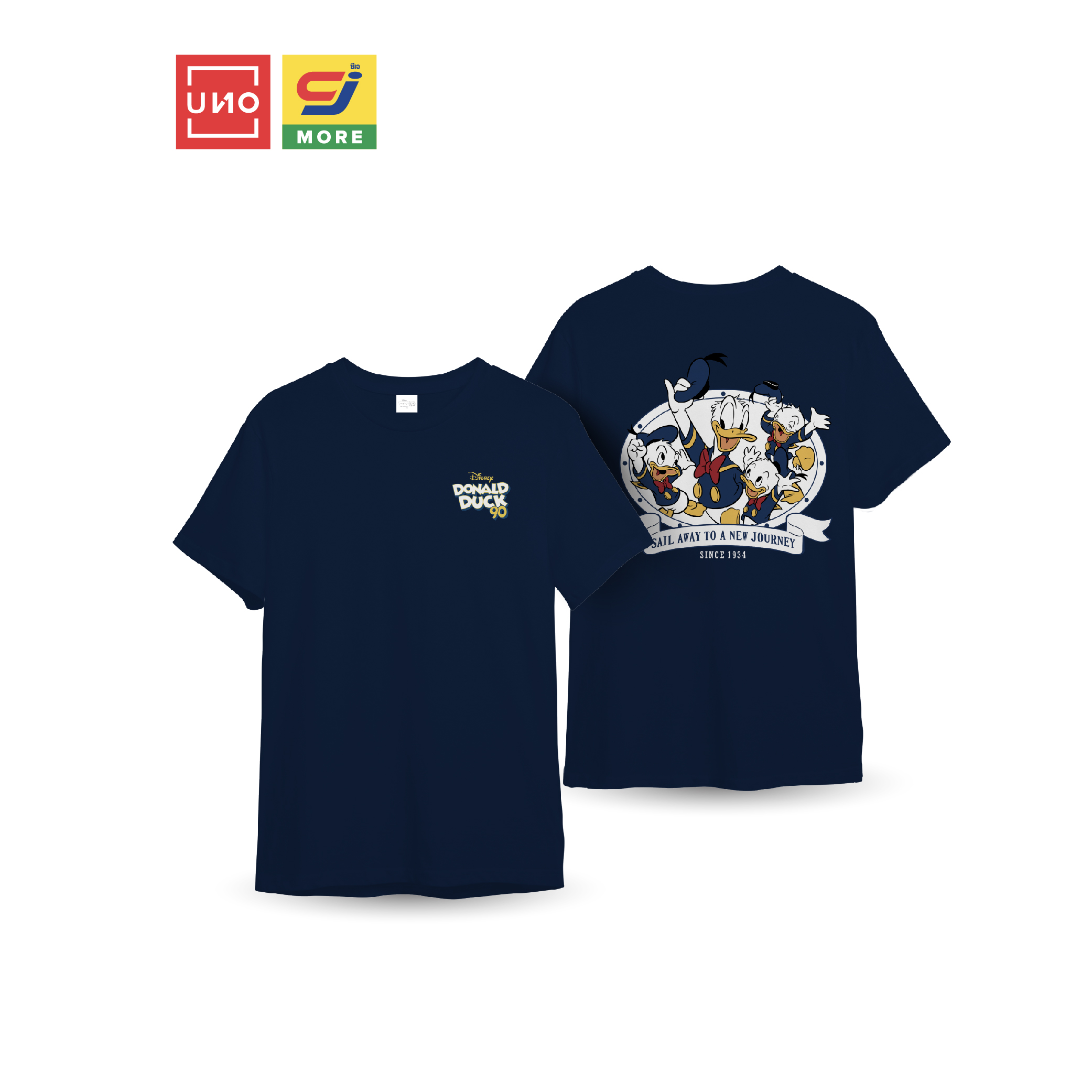 UNO เสื้อยืด Oversize T-shirt Disney Donald Duck ลิขสิทธิ์แท้ ราคา 185 บาท*ส่งฟรี