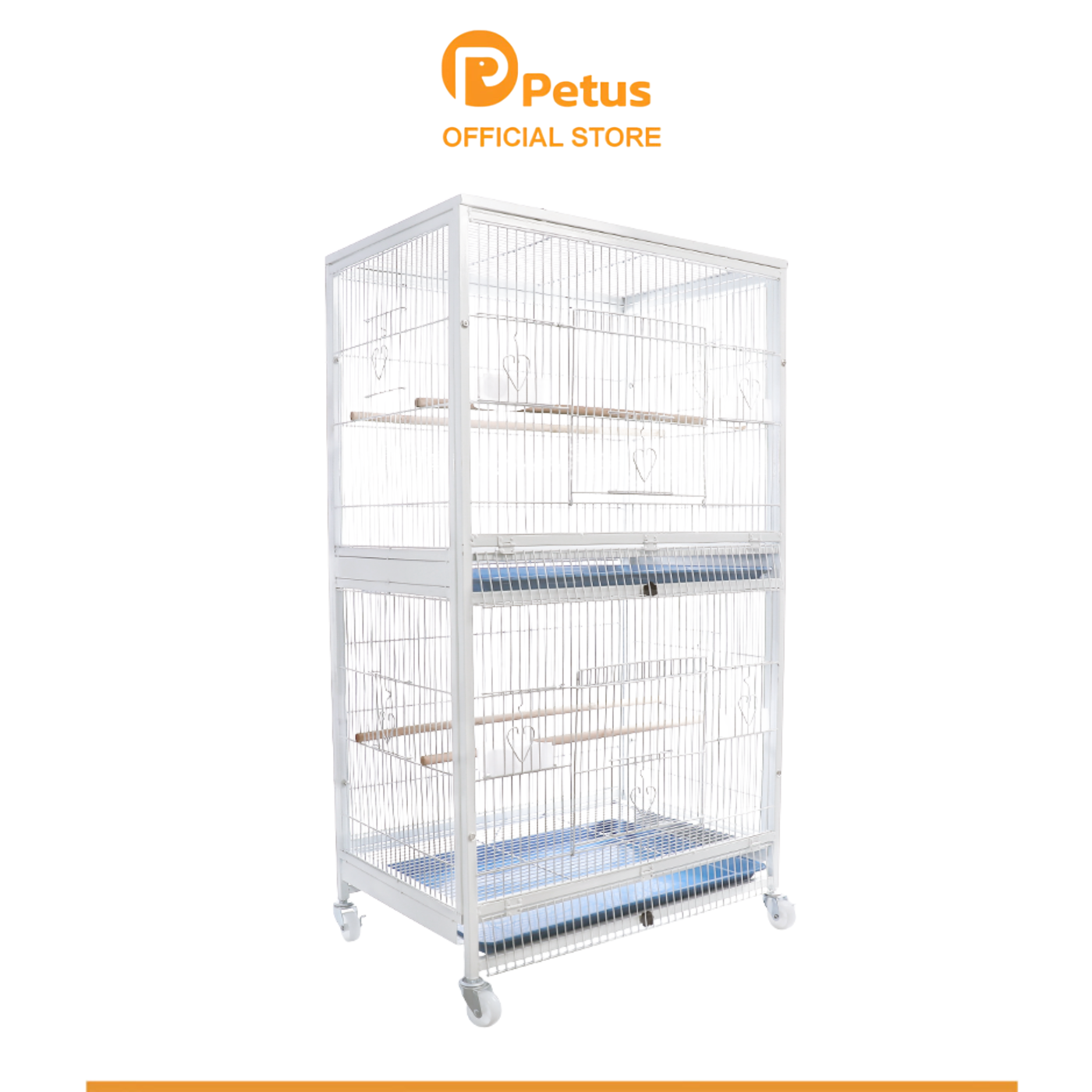 Large Pet Cages, Squirrel Cages, Chukka Rider Cages, Bird Cages, Pet Cages for Small Pets, Large Bird Cages, Cage Bars Spaced 1.5 cm Apart. 2-Story Bird Cage ราคา 4,749 บาท*ส่งฟรี