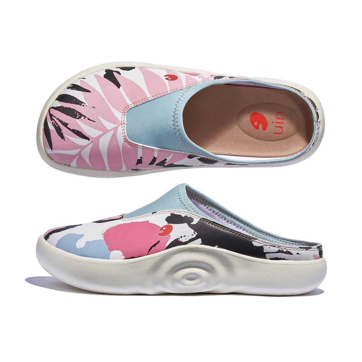 UIN Mahon I Women's Art Painted Travel Shoes Slip On waterproof Flat Sandals Summer Sandals ราคา 8,800 บาท*ส่งฟรี