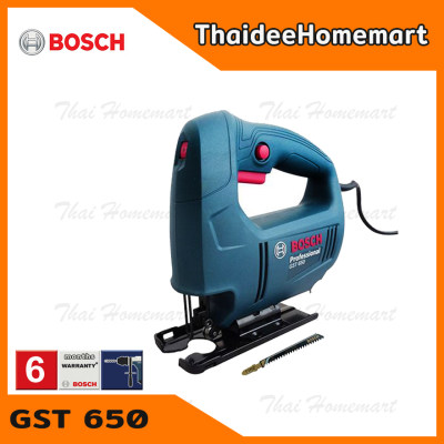 ดูภาพ BOSCH เลื่อยจิ๊กซอว์ รุ่น GST650 (450วัตต์) รับประกันศูนย์ 6 เดือน เลื่อยฉลุไฟฟ้า GST650 <br/>เพิ่มเติม BOSCH เลื่อยจิ๊กซอว์ รุ่น GST650 (450วัตต์) รับประกันศูนย์ 6 เดือน เลื่อยฉลุไฟฟ้า GST650