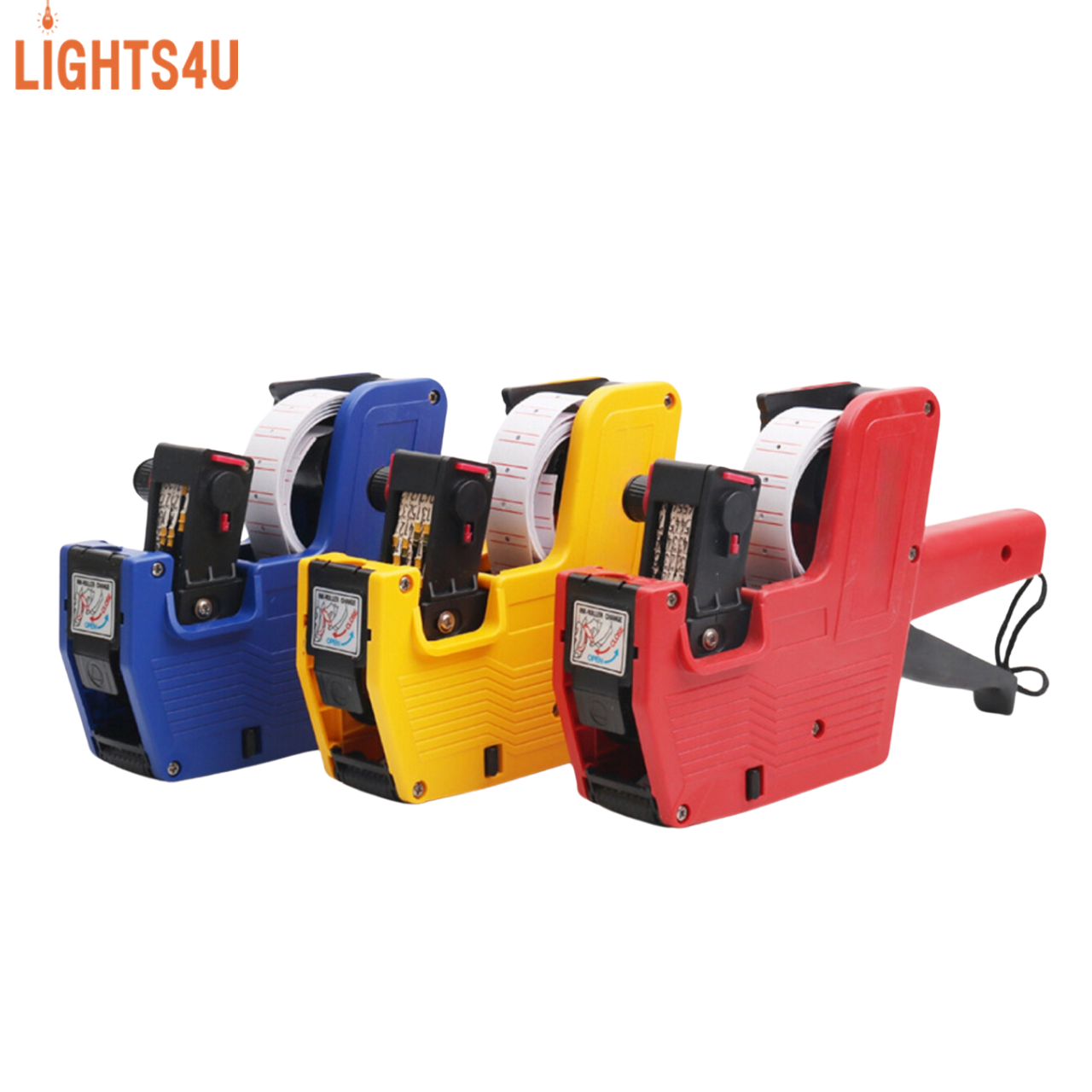 เครื่องติดป้ายราคา เครื่องติดป้ายราคาสินค้า เครื่องยิงป้ายราคา เครื่องยิงสติ๊กเกอร์ราคา แถมฟรี ป้ายราคา และ ตลับหมึก Price Labeler lights4u ราคา 109 บาท*ส่งฟรี