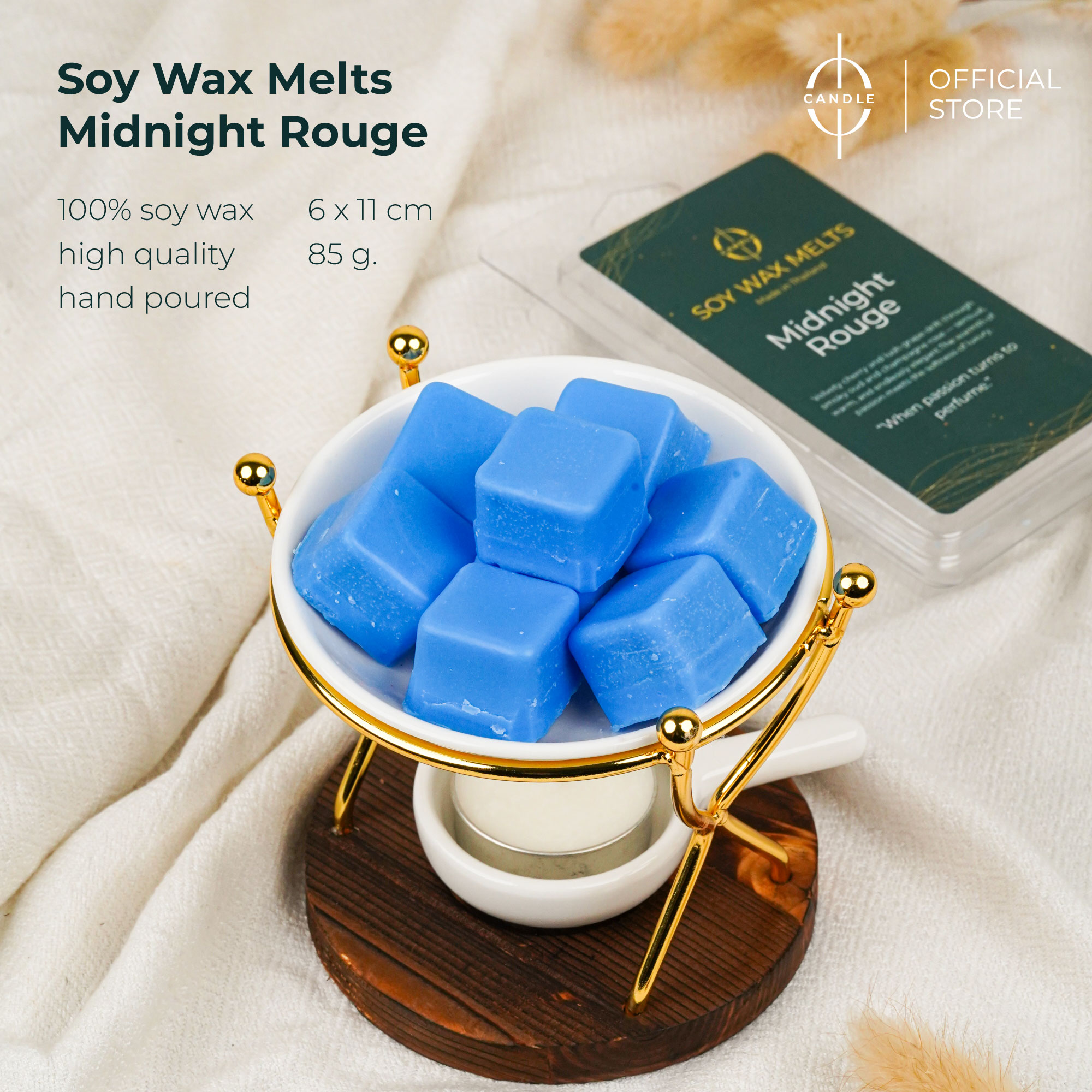O’Candle Wax Melts | แว็กซ์หอมถั่วเหลืองสำหรับเตาอโรม่า