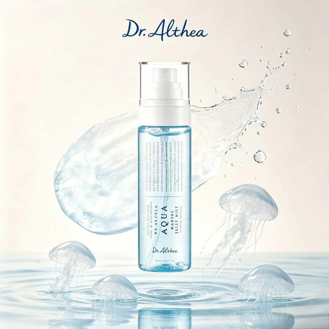 Dr.Althea Aqua Marine Jelly Mist 100ml, a Skin-Nourishing Mist Containing Seawater Extract in Jelly Form. Adds Deep Moisture to the Facial Skin. Helps Brighten the Skin Tone. Maintains Skin Moisture for a Long Time. Light Formula That Doesn'T Put a Strain ราคา 398 บาท*ส่งฟรี