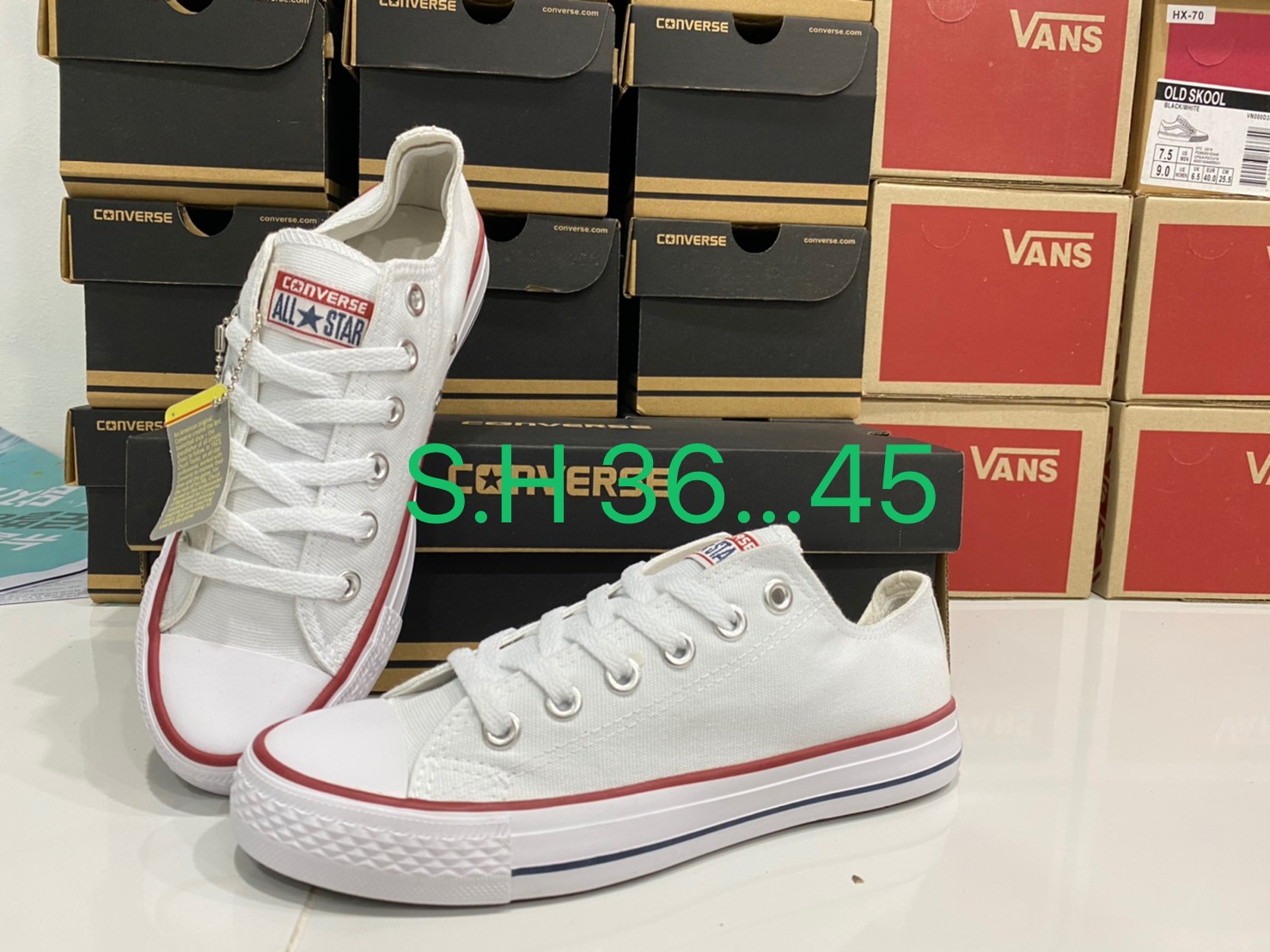 Converse เบอร์ best sale 7 เท่ากับ