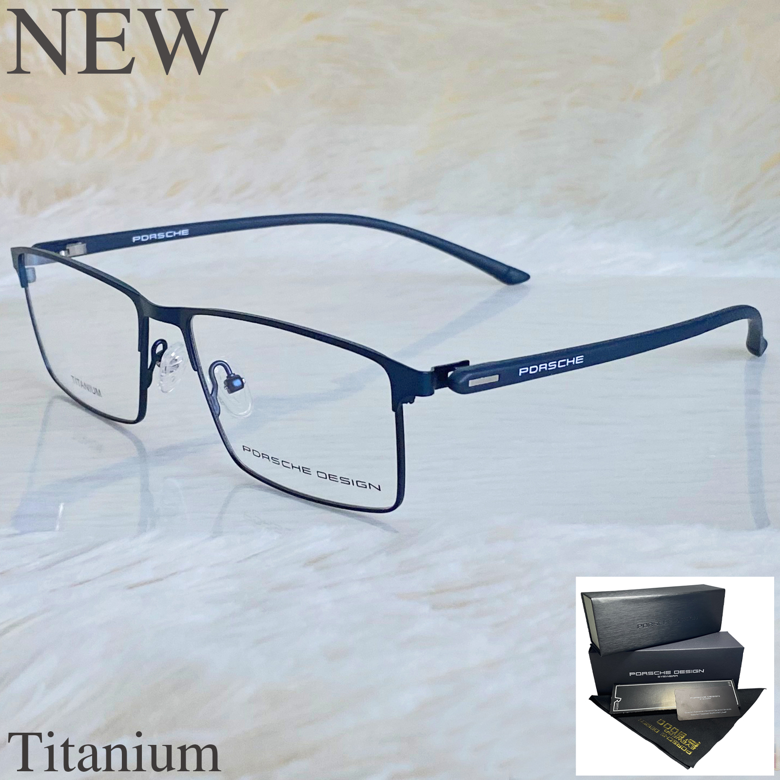 Fashion แว่นตา ทรงสปอร์ต กรอบแว่นตา สำหรับตัดเลนส์ แว่นตา 37 สีน้ำเงิน ไทเทเนียม Titanium ขาสปริงไม่ใช้น็อต น้ำหนักเบา ทนทาน รับตัดเลนส์ ราคา 1,997 บาท*ส่งฟรี