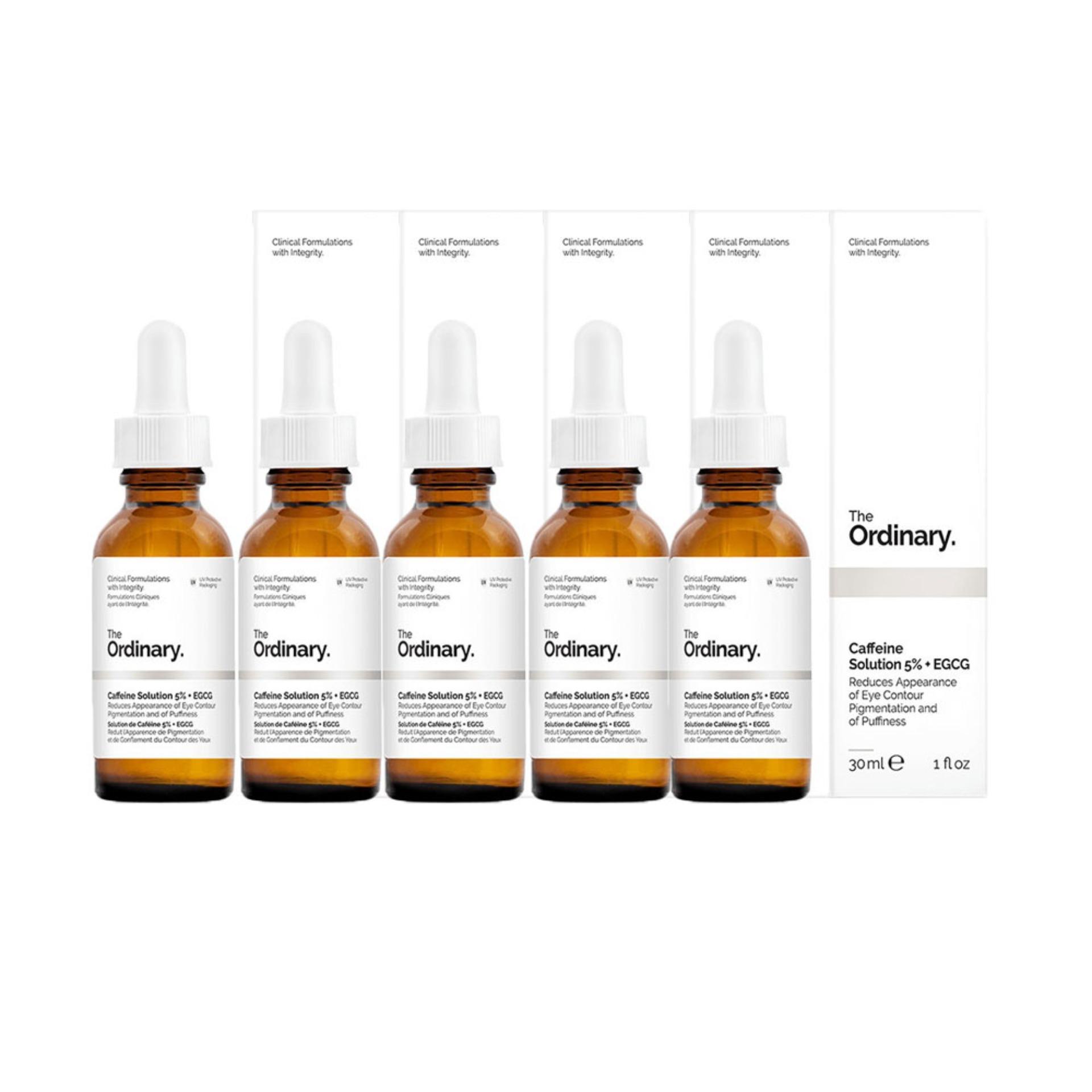 The Ordinary Caffeine Solution 5% EGCG กระชับผิวบริเวณรอบดวงตา ลดความดำคล้ำให้ดูสดใสขึ้น 30ml 5 กล่อง : image The Ordinary Caffeine Solution 5% EGCG กระชับผิวบริเวณรอบดวงตา ลดความดำคล้ำให้ดูสดใสขึ้น 30ml 5 กล่อง