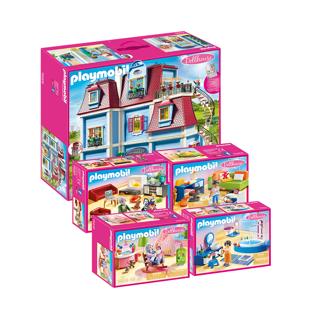 Bundle PM DOLLHOUSE SET 4 70205 + 70207 + 70209 + 70210 + 70211 ราคา 9,599 บาท*ส่งฟรี