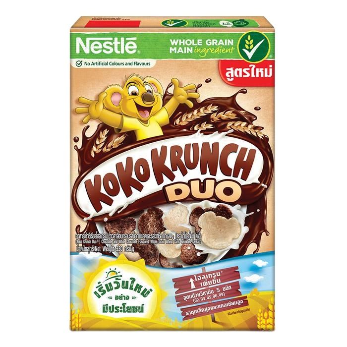 พร้อมจัดส่ง! เนสท์เล่ โกโก้ครั้นช์ ดูโอ ซีเรียลรสช็อกโกแลตและไวต์ช็อกโกแลต 330 ก. สินค้าใหม่ สด พร้อมจัดส่ง มีเก็บเงินปลายทาง ราคา 196 บาท*ส่งฟรี