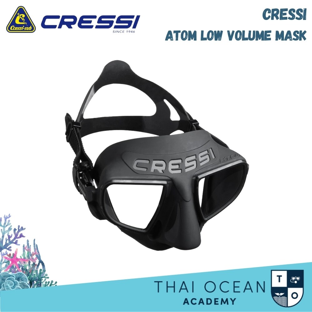 🤿 หน้ากากดำน้ำ Free-diving Cressi ATOM Low Volume Mask 🤿 ราคา 2,470 บาท*ส่งฟรี