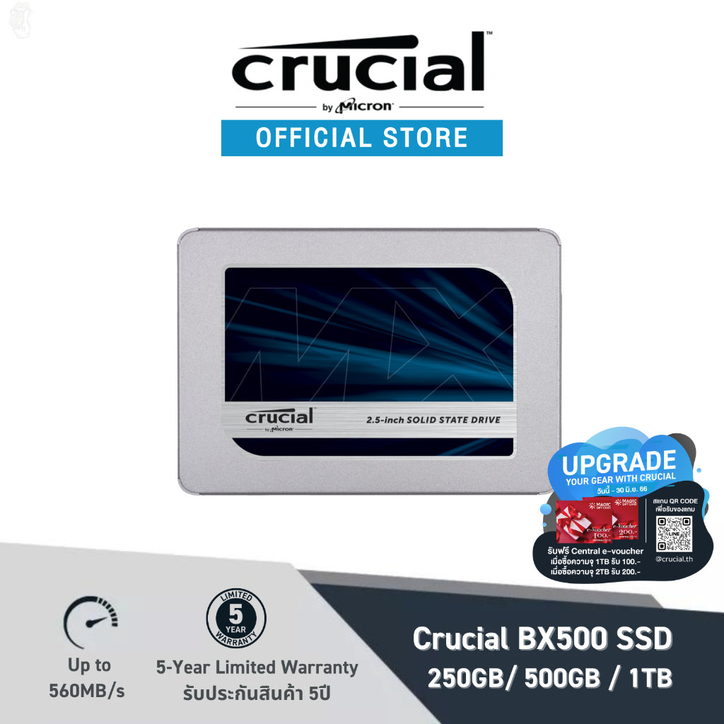 crucial SSD 500GB SATA CT500MX500SSD1 JP