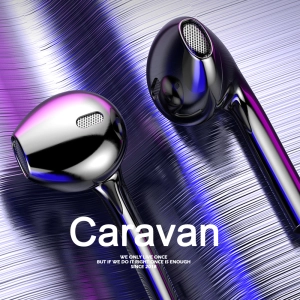 สินค้า 8# Caravan Crew หูฟังพร้อมไมโครโฟนตัดเสียงรบกวน แบบ IN EAR 3.5 mm