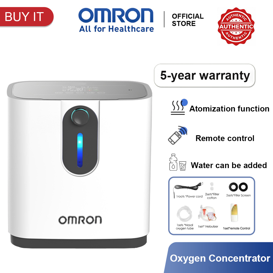ผลิตภัณฑ์เพื่อสุขภาพ KRIGSMANN เครื่องกำเนิดออกซิเจนแบบพกพา Omron ปรับการไหลของอากาศได้ 1–7 ลิตร เหมาะสำหรับผู้สูงอายุและผู้ป่วย ใช้งานง่ายทั้งในร่มและกลางแจ้ง ราคา 4,229 บาท*ส่งฟรี
