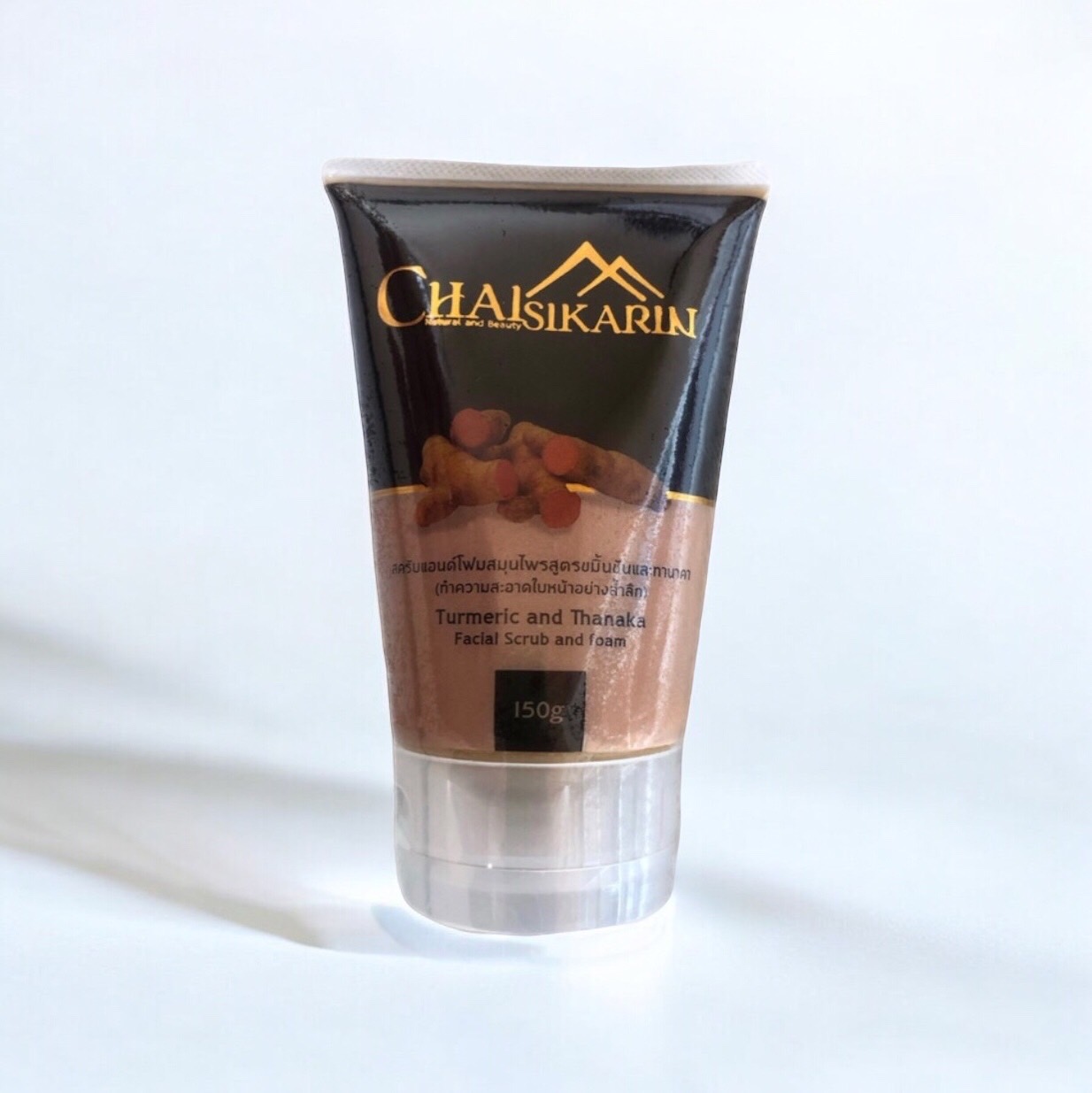 สครับแอนด์โฟมสมุนไพรสูตรขมิ้นชันและทานาคา ราคา 360 บาท*ส่งฟรี