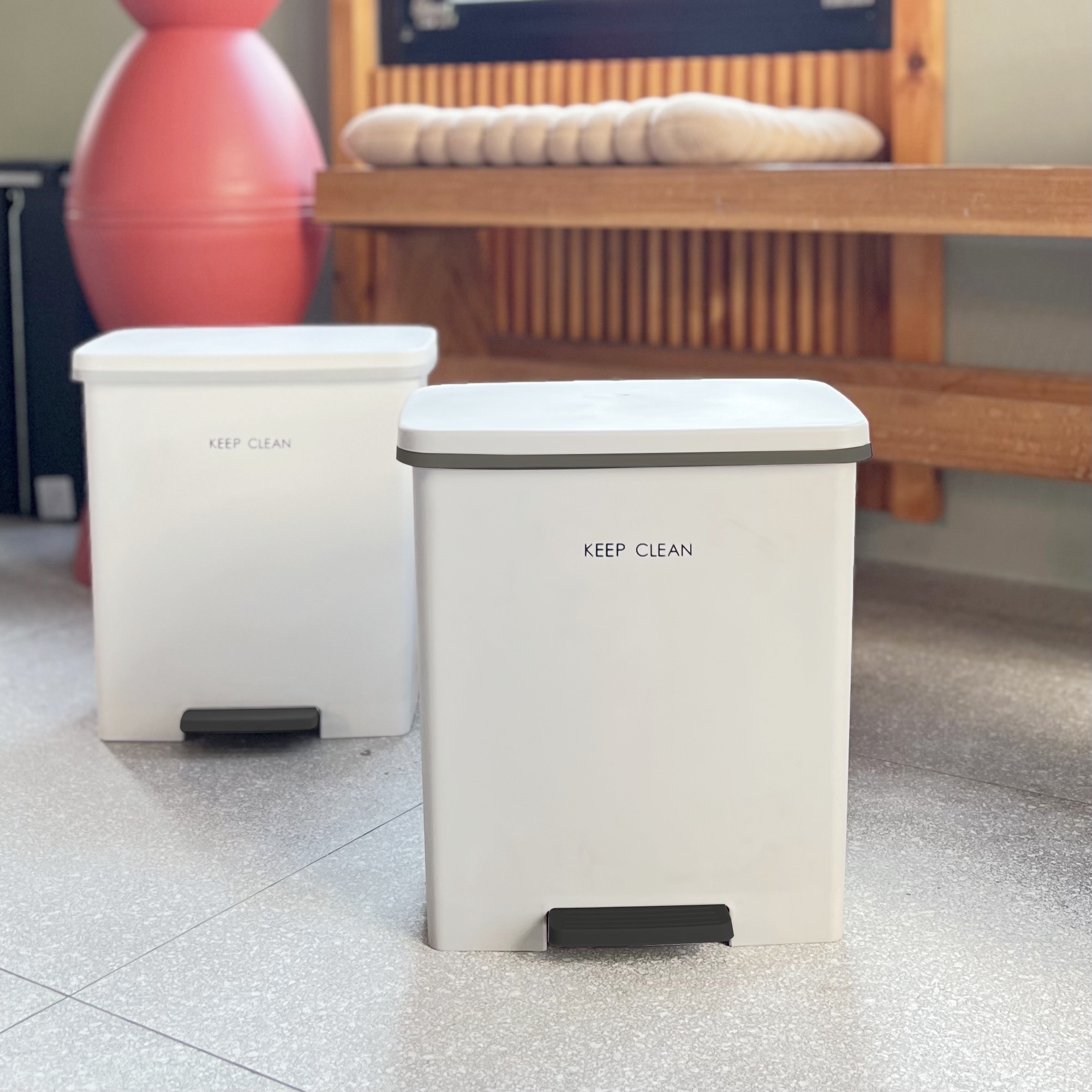 DKW HH-2655SP ถังขยะขาเหยียบ ฝาปิดไร้เสียง (Soft Close) 10 ลิตร (มี 2 สี) ถังขยะอึดถืกทน #ถังขยะsoftclose ราคา 409 บาท*ส่งฟรี