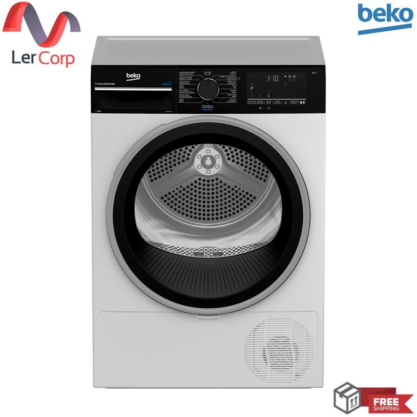 (Beko) เครื่องอบผ้า (ระบบ ฮีทปั๊ม, 10 กก.) B3T4229W ราคา 32,990 บาท*ส่งฟรี